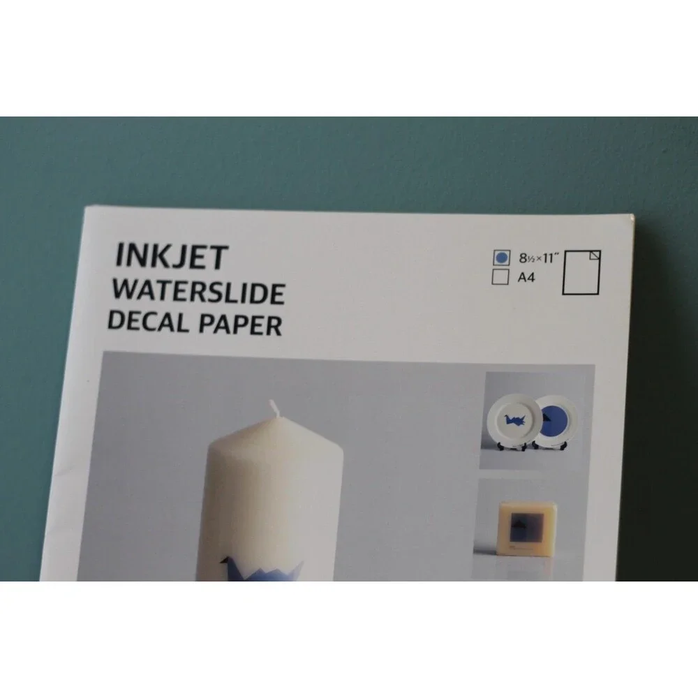 Sunnyscopa Inkjet Waterslide Decal Paper 5 pcs 8 1/2 x 11